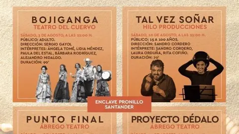 Cartel Teatro noche de verano