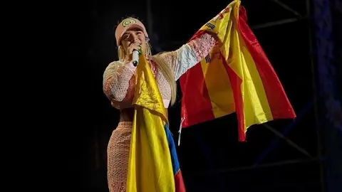 Karol G en el Reggaeton Beach Festival en Santander