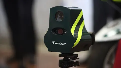 Mini-radar m&oacute;vil de la DGT