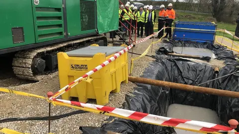 Inicio sondeos mina zinc Besaya