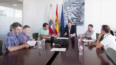 Guillermo Blanco, consejero de Dearrollo Rural, se re&uacute;ne con asociaciones conservacionistas