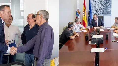 El consejero de Desarrollo Rural, Ganader&iacute;a, Pesca, Alimentaci&oacute;n y Medio Ambiente, Guillermo Blanco, se re&uacute;ne con ARCA y Ecologistas en Acci&oacute;n