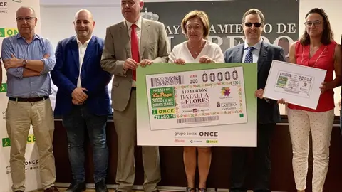 Cup&oacute;n de la ONCE del d&iacute;a 29 de agosto que llevar&aacute; la imagen de la Batalla de Flores de Laredo