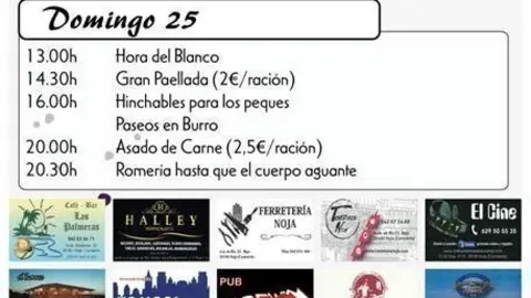 Cartel de las fiestas de San Luis 2019 en Noja