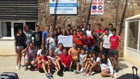 Participantes en los Campamentos de Verano de Suances