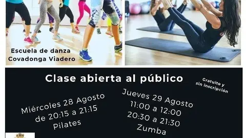 Clases de zumba y pilates en Astillero