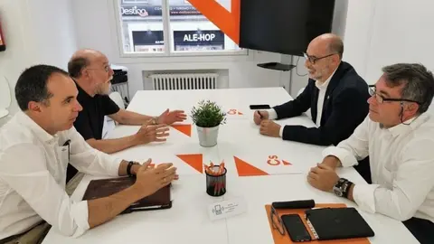 Reuni&oacute;n de Cs con representantes del Sindicato M&eacute;dico