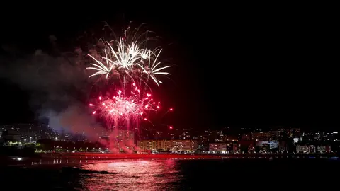 DAVID S. BUSTAMANTE 29/08/2019 SANTANDER/ CANTABRIA Fuegos Artificiales en El Sardinero