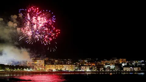 DAVID S. BUSTAMANTE 29/08/2019 SANTANDER/ CANTABRIA Fuegos Artificiales en El Sardinero