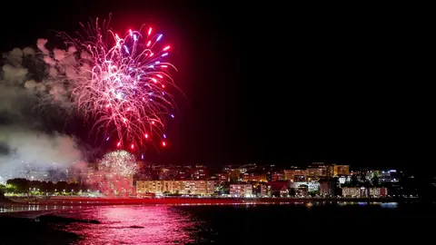 DAVID S. BUSTAMANTE 29/08/2019 SANTANDER/ CANTABRIA Fuegos Artificiales en El Sardinero