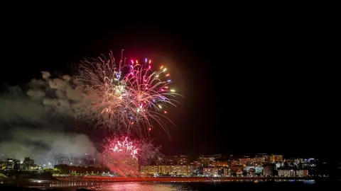 DAVID S. BUSTAMANTE 29/08/2019 SANTANDER/ CANTABRIA Fuegos Artificiales en El Sardinero