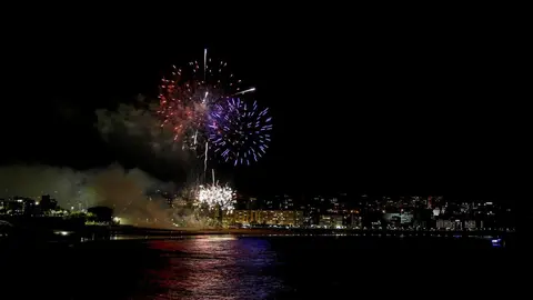 DAVID S. BUSTAMANTE 29/08/2019 SANTANDER/ CANTABRIA Fuegos Artificiales en El Sardinero