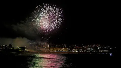 DAVID S. BUSTAMANTE 29/08/2019 SANTANDER/ CANTABRIA Fuegos Artificiales en El Sardinero