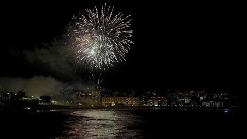 DAVID S. BUSTAMANTE 29/08/2019 SANTANDER/ CANTABRIA Fuegos Artificiales en El Sardinero