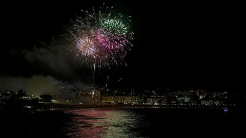 DAVID S. BUSTAMANTE 29/08/2019 SANTANDER/ CANTABRIA Fuegos Artificiales en El Sardinero
