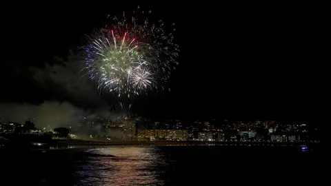 DAVID S. BUSTAMANTE 29/08/2019 SANTANDER/ CANTABRIA Fuegos Artificiales en El Sardinero