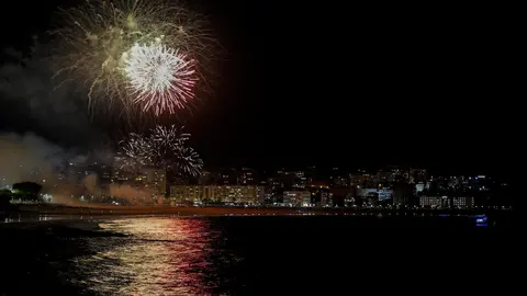 DAVID S. BUSTAMANTE 29/08/2019 SANTANDER/ CANTABRIA Fuegos Artificiales en El Sardinero