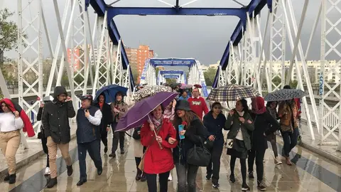 Lluvia, paraguas, charcos, chubasqueros