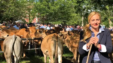 Marta Garc&iacute;a, diputada de Cs en el Parlamento de Cantabria, adem&aacute;s de ganadera y empresaria