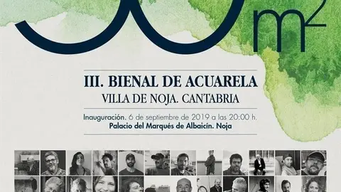 Noja acoge la III Bienal de Acuarela 50m2, que se abre a nivel internacional