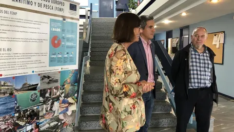 Visita de Pablo Zuloaga al IEO de Santander