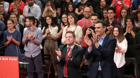  Pedro S&aacute;nchez participa en un acto con los socialistas en Toledo