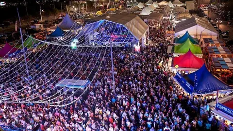P&uacute;blico en el Festival Internacional de las Naciones en Santander