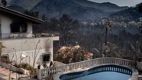 Incendio forestal. Llutxent. 