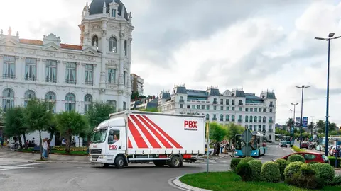 Veh&iacute;culo de la empresa de transporte Palibex