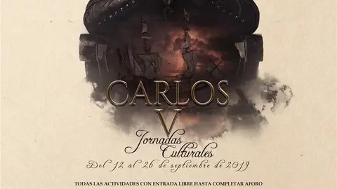Cartel de las Jornadas culturales de Carlos V