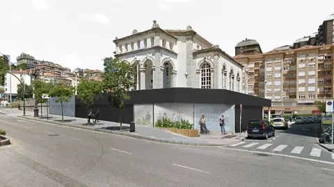 Infograf&iacute;a del exterior del Mercado de Puertochico reformado 