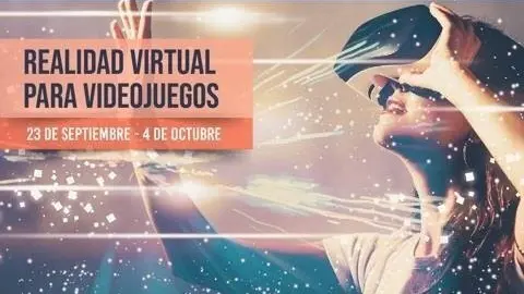 Cartel del taller de realidad virtual