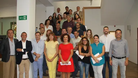 Empresarios que asistir&aacute;n a Andaluc&iacute;a Sabor de la mano de la Diputaci&oacute;n de Huelva.