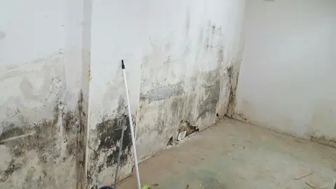 Humedades en paredes de una vivienda o oficina