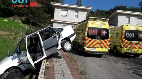 Coche accidentado