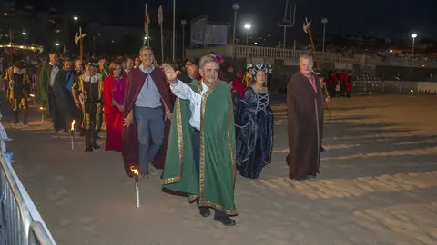 Revilla y Zuloaga participan en la recreaci&oacute;n del &Uacute;ltimo Desembarco de Carlos V