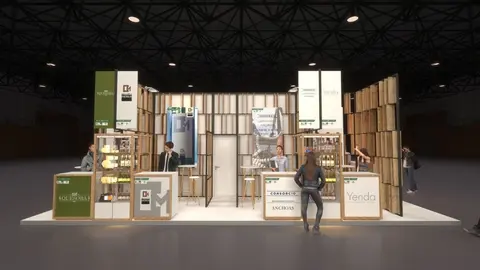 Infograf&iacute;a del stand que pondr&aacute; Cantabria en la feria Andaluc&iacute;a Sabor