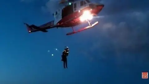 Rescate del pescador