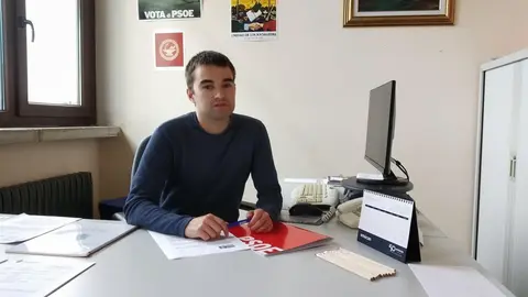 Rub&eacute;n Garc&iacute;a, portavoz PSOE Polanco