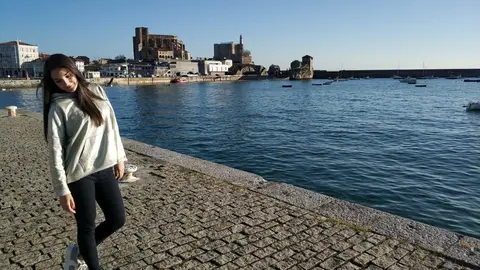 Leonor Lavado en Castro Urdiales con el programa 'Arranca en verde'