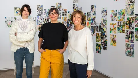 La directora general de Acci&oacute;n Cultural, Eva Ranea, presenta en rueda de prensa, la exposici&oacute;n de Vicky Kylander &lsquo;Todo paisaje es un mapa&rsquo;