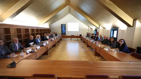 Reuni&oacute;n de la Comisi&oacute;n Ejecutiva del Consejo Jacobeo en Pamplona.
