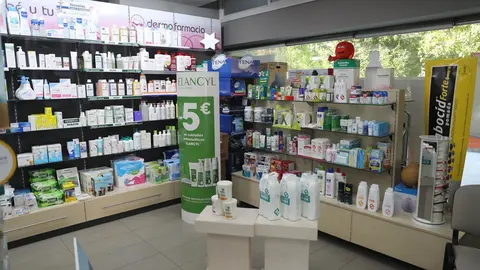 Imagen del interior de una farmacia de Madrid.