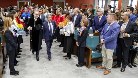 El rector de la UC, &Aacute;ngel Pazos, y el presidente de Cantabria, Miguel &Aacute;ngel Revilla