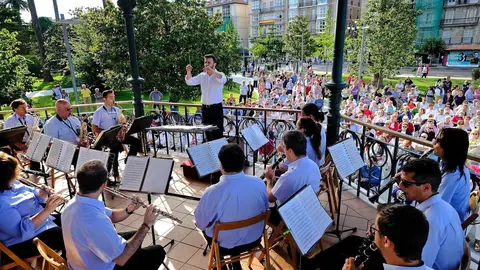 Concierto banda municipal de m&uacute;sica de Santander 