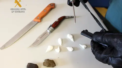 Drogas y armas intervenidas