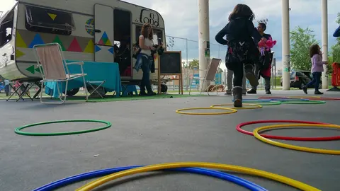 Bajo la huella del Centro Bot&iacute;n habr&aacute; cuatro artefactos m&oacute;viles para acercar a los ciudadanos el 'Encuentro Internacional: Artes, emociones y creatividad'