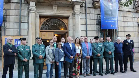 Inauguraci&oacute;n de la exposici&oacute;n de la Guardia Civil en La Casona