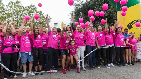 Salida de la carrera de la mujwer en Bezana