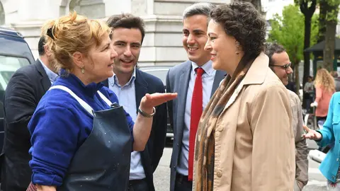Pedro Casares, Pablo Zuloaga y Magdalena Valerio